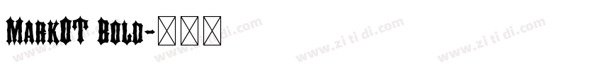 MarkOT Bold字体转换